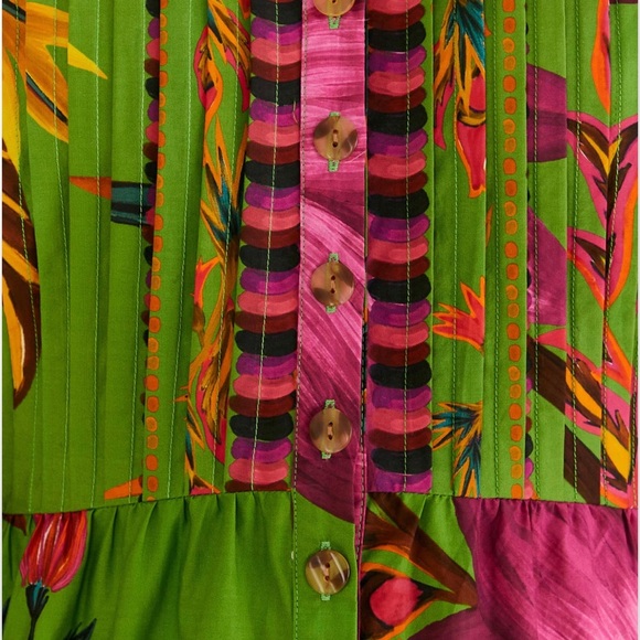 Farm Rio Maxi Flowers Organic Cotton Maxi Dress - Picture 6 of 9